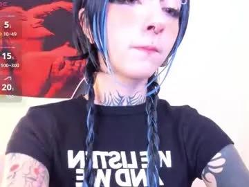 cyberia____________________ — Goal: i want to play with my pussy for u #18 #ahegao #goth #tattoo #petite - Next Goal: i want to play with my ass