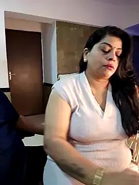 StripChat Indiancouple25  is Freechat  Indiancouple25 ā cream on boobs & couple show