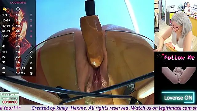 kinky_Hexme — Full final scene ? partner + toys