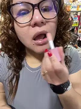 ROSALIASEXSHOP — SERVING IN HEELS,THONGS,AND MINISKIRT 5M