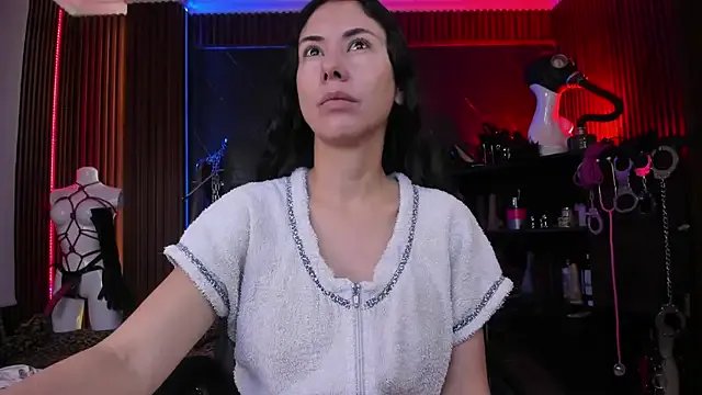 XiaQueen — Fishnet stockings and high heels